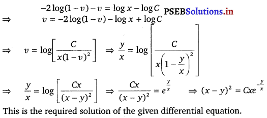 PSEB 12th Class Maths Solutions Chapter 9 Differential Equations Ex 9.5 2