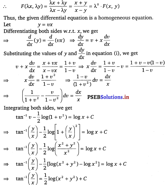PSEB 12th Class Maths Solutions Chapter 9 Differential Equations Ex 9.5 3