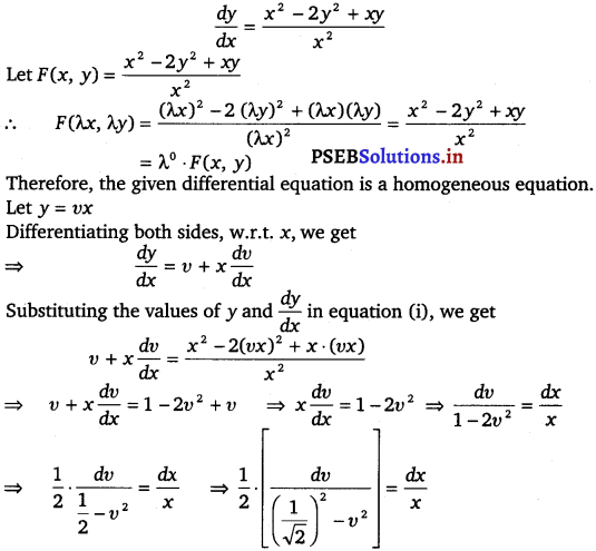 PSEB 12th Class Maths Solutions Chapter 9 Differential Equations Ex 9.5 6