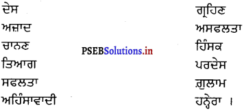 PSEB 6th Class Punjabi Solutions Chapter 3 ਮਹਾਤਮਾ ਗਾਂਧੀ 4