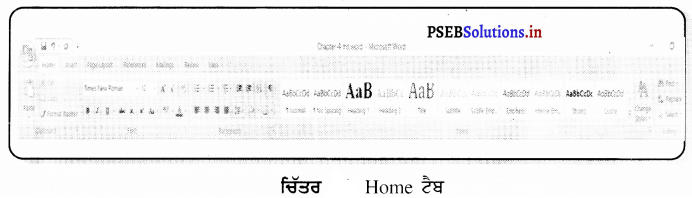 PSEB 7th Class Computer Notes Chapter 4 ਐੱਮ. ਐੱਸ. ਵਰਡ ਵਿਚ ਫ਼ਾਰਮੈਟਿੰਗ ...