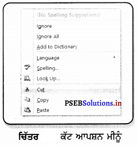 PSEB 7th Class Computer Notes Chapter 4 ਐੱਮ. ਐੱਸ. ਵਰਡ ਵਿਚ ਫ਼ਾਰਮੈਟਿੰਗ ...