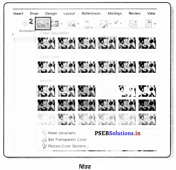 PSEB 7th Class Computer Notes Chapter 5 ਐੱਮ. ਐੱਸ. ਵਰਡ ਵਿਚ ਫ਼ਾਰਮੈਟਿੰਗ ...