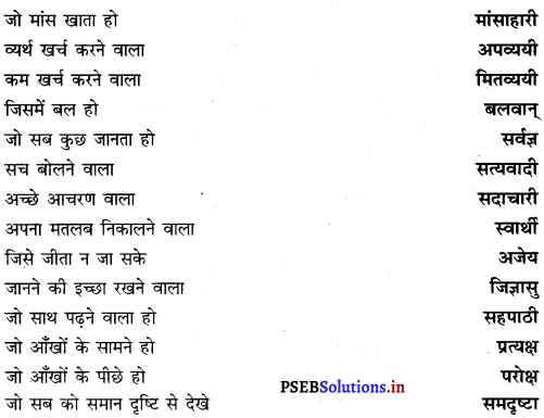 PSEB 7th Class Hindi Grammar व्यावहारिक व्याकरण (2nd Language) 28