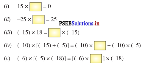 PSEB 7th Class Maths Solutions Chapter 1 ਸੰਪੂਰਨ ਸੰਖਿਆਵਾਂ Ex 1.3 1