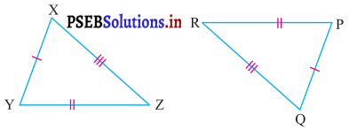 PSEB 7th Class Maths Solutions Chapter 7 ਤ੍ਰਿਭੁਜਾਂ ਦੀ ਸਰਬੰਗਸ਼ਮਤਾ Ex 7.1 3