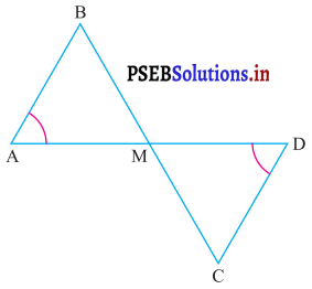 PSEB 7th Class Maths Solutions Chapter 7 ਤ੍ਰਿਭੁਜਾਂ ਦੀ ਸਰਬੰਗਸ਼ਮਤਾ Ex 7.2 13