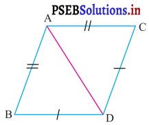 PSEB 7th Class Maths Solutions Chapter 7 ਤ੍ਰਿਭੁਜਾਂ ਦੀ ਸਰਬੰਗਸ਼ਮਤਾ Ex 7.2 9