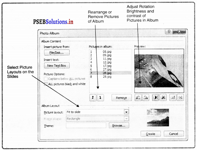 PSEB 8th Class Computer Notes Chapter 4 ਮਾਈਕਰੋਸਾਫਟ ਪਾਵਰਪੁਆਇੰਟ (ਭਾਗ-1 ...