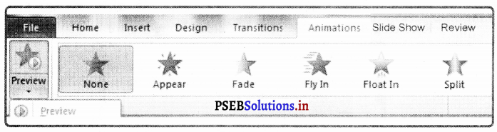 PSEB 8th Class Computer Notes Chapter 6 ਮਾਈਕਰੋਸਾਫਟ ਪਾਵਰਪੁਆਇੰਟ (ਭਾਗ-3 ...