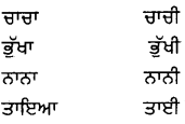 PSEB 8th Class Punjabi Vyakaran ਲਿੰਗ (1st Language) 20
