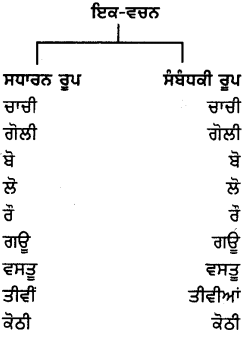 PSEB 8th Class Punjabi Vyakaran ਵਚਨ (1st Language) 7