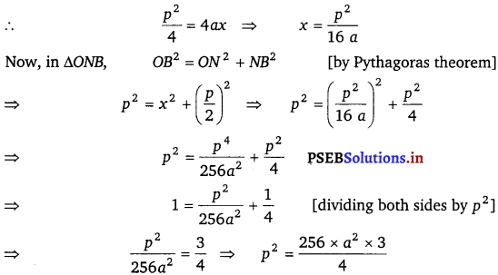 PSEB 11th Class Maths Solutions Chapter 11 Conic Sections Miscellaneous Exercise 10