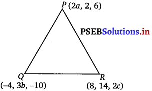 PSEB 11th Class Maths Solutions Chapter 12 Introduction to Three Dimensional Geometry Miscellaneous Exercise 3