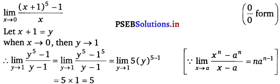 PSEB 11th Class Maths Solutions Chapter 13 Limits and Derivatives Ex 13.1 1