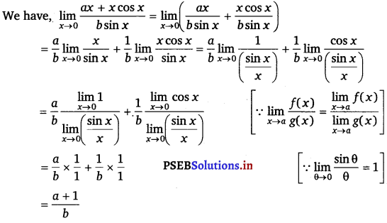 PSEB 11th Class Maths Solutions Chapter 13 Limits and Derivatives Ex 13.1 7