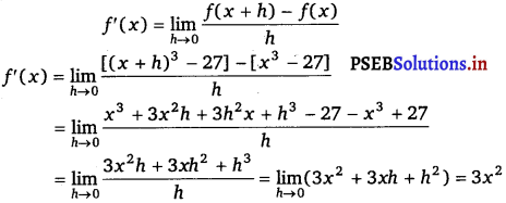 PSEB 11th Class Maths Solutions Chapter 13 Limits and Derivatives Ex 13.2 1