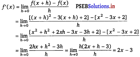 PSEB 11th Class Maths Solutions Chapter 13 Limits and Derivatives Ex 13.2 2