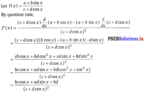 PSEB 11th Class Maths Solutions Chapter 13 Limits and Derivatives Miscellaneous Exercise 17