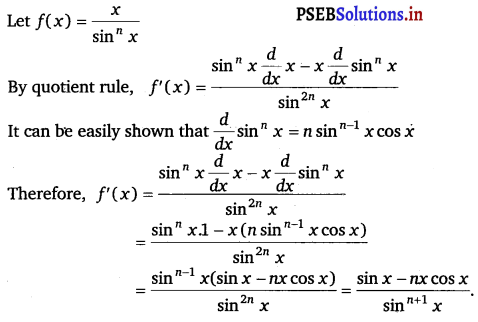 PSEB 11th Class Maths Solutions Chapter 13 Limits and Derivatives Miscellaneous Exercise 24