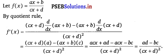 PSEB 11th Class Maths Solutions Chapter 13 Limits and Derivatives Miscellaneous Exercise 4
