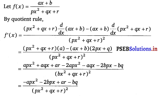 PSEB 11th Class Maths Solutions Chapter 13 Limits and Derivatives Miscellaneous Exercise 6
