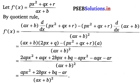 PSEB 11th Class Maths Solutions Chapter 13 Limits and Derivatives Miscellaneous Exercise 7