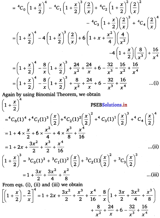 PSEB 11th Class Maths Solutions Chapter 8 Binomial Theorem Miscellaneous Exercise 4