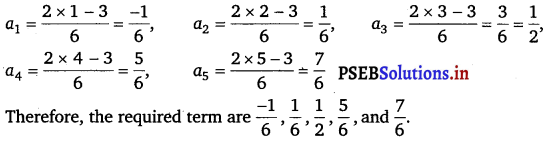 PSEB 11th Class Maths Solutions Chapter 9 Sequences and Series Ex 9.1 1