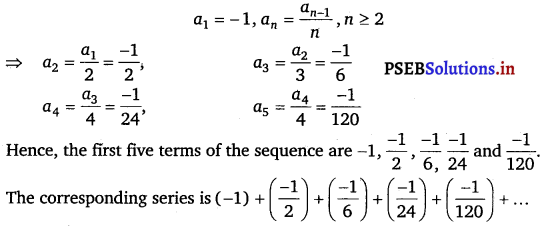PSEB 11th Class Maths Solutions Chapter 9 Sequences and Series Ex 9.1 3