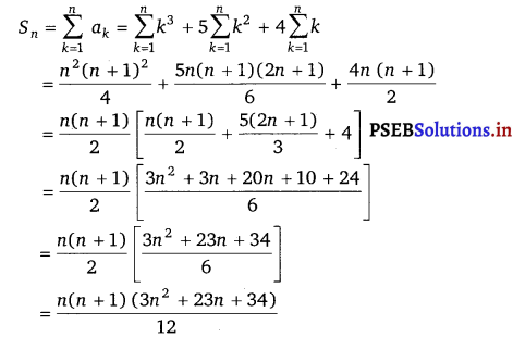 PSEB 11th Class Maths Solutions Chapter 9 Sequences and Series Ex 9.4 9