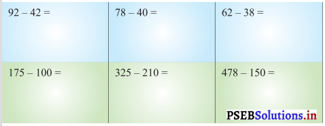 PSEB 3rd Class Maths Solutions Chapter 2 Addition and Subtraction 30