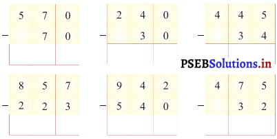 PSEB 3rd Class Maths Solutions Chapter 2 Addition and Subtraction 58