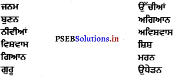 PSEB 6th Class Punjabi Solutions Chapter 13 ਭਗਤ ਕਬੀਰ ਜੀ 1