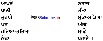 PSEB 6th Class Punjabi Solutions Chapter 17 ਝੀਲ, ਪਸ਼ੂ-ਪੰਛੀ ਅਤੇ ਬੱਚੇ 1