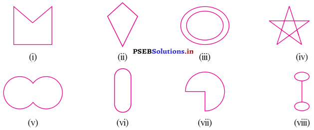PSEB 8th Class Maths Solutions Chapter 3 ਚਤੁਰਭੁਜਾਵਾਂ ਨੂੰ ਸਮਝਣਾ Ex 3.1 1