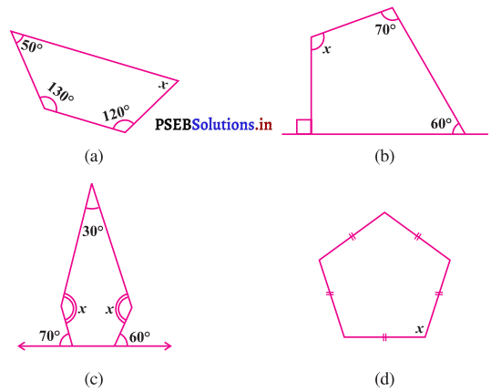 PSEB 8th Class Maths Solutions Chapter 3 ਚਤੁਰਭੁਜਾਵਾਂ ਨੂੰ ਸਮਝਣਾ Ex 3.1 3