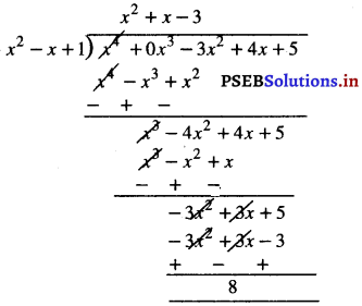 PSEB 10th Class Maths Solutions Chapter 2 बहुपद Ex 2.3 2