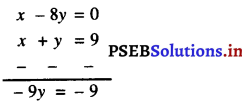 PSEB 10th Class Maths Solutions Chapter 3 दो चर वाले रैखिक समीकरण युग्म Ex 3.4 9