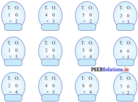 PSEB 3rd Class Maths Solutions Chapter 3 Multiplication 52