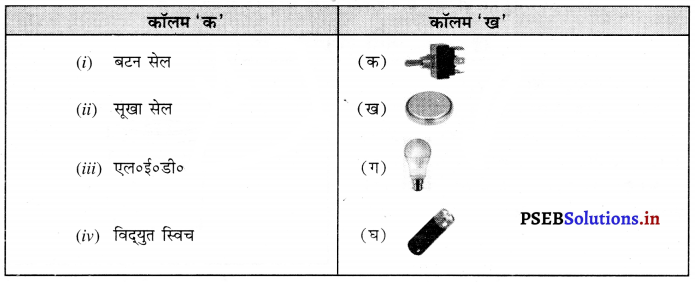 PSEB 6th Class Science Solutions Chapter 12 विद्युत तथा परिपथ 1