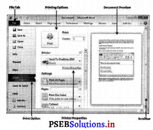 PSEB 7th Class Computer Notes Chapter 4 एम एस वर्ड में फारमैटिंग (भाग-1 ...