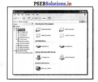 PSEB 7th Class Computer Solutions Chapter 2 विंडोज़ एक्सपलोरर 10