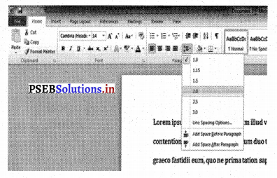 PSEB 7th Class Computer Solutions Chapter 4 एम एस वर्ड में फारमैटिंग ...