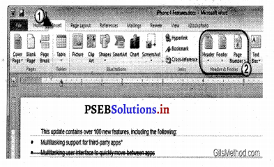 PSEB 7th Class Computer Solutions Chapter 4 एम एस वर्ड में फारमैटिंग (भाग-1) 1