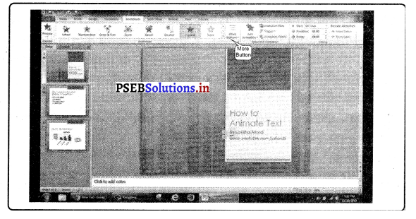 PSEB 8th Class Computer Notes Chapter 6 माइक्रोसॉफ्ट पावर पवाइंट (भाग-3) 2