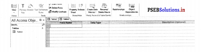 PSEB 9th Class Computer Notes Chapter 5 एम०एस० अक्सैस से परिचय – PSEB ...