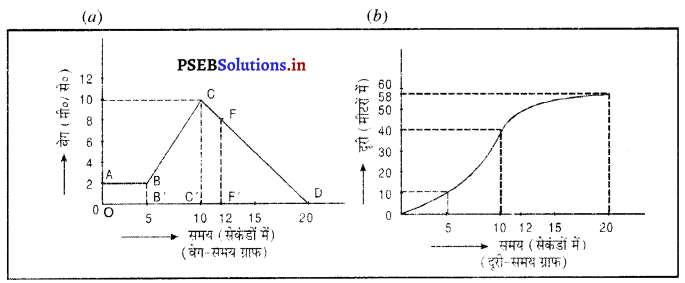 PSEB 9th Class Science Important Questions Chapter 8 गति 46