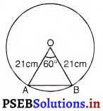 PSEB 10th Class Maths Solutions Chapter 12 वृत्तों से संबंधित क्षेत्रफल Ex 12.2 3