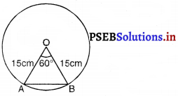 PSEB 10th Class Maths Solutions Chapter 12 वृत्तों से संबंधित क्षेत्रफल Ex 12.2 4